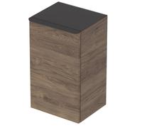 Side Wall Cabinet Geberit Smyle Square, 1 Door Walnut