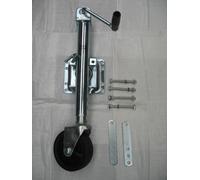 Side Winding Caravan Trailer Wheel with Swivel Fixing Bracket (Heavy Duty Sidewinder Handle)
