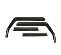 Side Window Awnings Exterior Shelters Wind Rain Shade Visor Guard Deflector For Wrangler JK 2007-2018 4Pcs Window Visor Guards Cover