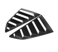 Side Window Cover Trim Spoiler For 6th For Chevy For Camaro 2016-2022 Quater Window Louvers Side Vent Trim 2PCS Car Rear Shutter Cover Spoiler(Carbon fiber look)