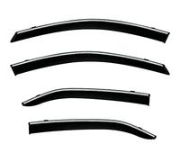 Side Window Deflector Shades Visor Ventvisor Strip For Toyota For Aurion MK1 XV40 2006-2012 Rain OR Shine Wind Covers Protector(PS Plating)