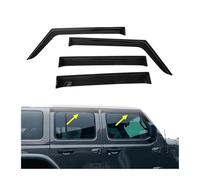 Side Window Deflector Weather Shield Shelters Wind Rain Shade Visor Guard Compatible For Jeep Wrangler 2/4 Door JK 2007-2018 JL 2018-2022(For JK 07-18 2 Door)
