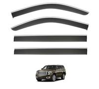 Side Window Deflectors for GMC Yukon MKCH-K2U-G 2015-2020, Wind Deflectors Rain Guards Shatterproof Sun Visor Shield for Weather Protection