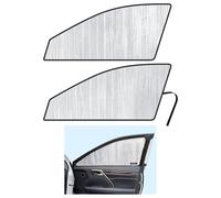 Side Window Front Seat Reflective Sunshade Custom Fit for 2016 2017 2018 2019 2020 2021 Lexus RX RX350 RX350L RX450H RX450HL Base, F Sport SUV, UV Reflector Sun Protection Accessories (Set of 2)