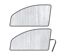 Side Window Front Seat Sunshade (2pcs) Custom Fit for 1992-2015 2016 2017 2018 2019 2020 2021 2022 2023 Ford E-Series E Series E-150 E-250 E-350 E450 Van Motorhome, Sun Protection UV Reflector