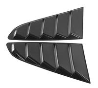Side Window Louver Retro Style Fit for Ford for Mustang 2015-2020 Black for Sun Shade Cover 2pcs for Car Enthusiasts