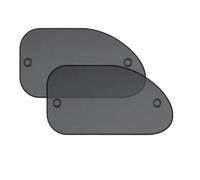 Side Window Shades For Car Van SUV 5 PCS Universal Window Sun Shade Black Mesh Suction Cup Sun Protection Block Privacy Screen(2PCS Slanted windshi)