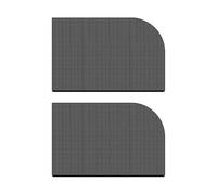 Side Window Sun Visors, 2 Piece Mesh UV Protection Privacy Curtain Sun Shade for Car Window for Parking Summer Family Trips City Highway Travel Camping Long Drives