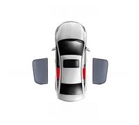 Side Window SunShade Magnetic Car Sunshade Front Windshield Frame Curtain Rear Side Window SunShade Visor For SERENA For C27 2017-2022(2PCS Rear)
