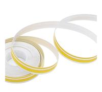 Side Window Sunshades 1 Roll Solid Color Car Body Decal Sticker Striping Double Line Tape Car Decor Auto Accessories(Yellow)
