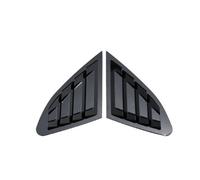 Side Window Sunshades Fit For Chevrolet Fit For Malibu 2016-2021 Car Rear Louver Window Side Shutter Cover Trim Sticker Vent Scoop ABS Rear Side Window Louvers(Gloss Black)