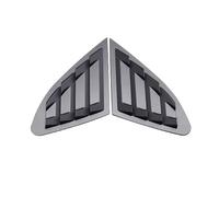 Side Window Sunshades Fit For Chevrolet Malibu 2016-2023 Car Rear Louver Window Side Shutter Cover Trim Sticker Vent Scoop Rear Side Window Louvers(Matte Black)