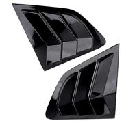 Side Window Sunshades Fit For Nissan Rogue Sport 2017-2021 Fit For Qashqai J11 2014-2021 Car Rear Louver Window Side Shutter Rear Side Window Louvers(Gloss Black)