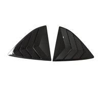 Side Window Sunshades Fit For Nissan Versa Sedan 2013-2018 Car Rear Louver Window Side Shutter Cover Trim Sticker Vent Scoop ABS Car Rear Window Shutter Cover(Carbon Look)