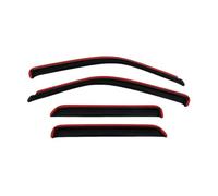 Side Window Sunshades For Dodge For Ram 1500 2009-2018 Car In-channel Vent Visor Side Window Deflector Sunshade Car Sun Shades