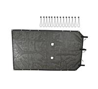 Side Window Sunshades For Jeep For Wrangler JK 2 Door 2007-2018 Car Roof Net Top Sunshade Cover Trunk Roof Anti UV Sun Protect Full Length Cover Mesh Visor
