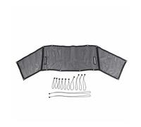 Side Window Sunshades For Jeep For Wrangler JK 4 Doors 2007-2017 Car Trunk Sunshade Mesh Cover Anti UV Sun Protect Insulation Net Accessories Mesh Visor(Black)