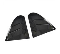 Side Window Sunshades For M&ITSUBISHI Lancer EX X EVO 2008-2018 Car Side Rear Triangular Window Spoiler Shutter Cover Window Glass Car Decoration Accessories LOCKMEIHUA(Black)