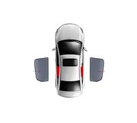 Side Window Sunshades For Nissan For Elgrand E51 2002-2010 Magnetic Car Sunshade Shield Front Windshield Curtain Rear Side Window Sun Shade Visor Mesh Visor(2PCS Rear)