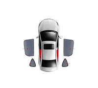 Side Window Sunshades For Nissan For Elgrand E51 2002-2010 Magnetic Car Sunshade Shield Front Windshield Curtain Rear Side Window Sun Shade Visor Mesh Visor(4PCS Rear Trian)