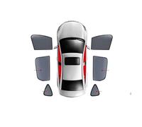 Side Window Sunshades For Nissan For Elgrand E51 Magnetic Car Sunshade Shield Front Windshield Curtain Rear Side Window Sun Shade Visor Mesh Visor(Onecolor)