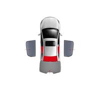 Side Window Sunshades For Nissan For QASHQAI J10 Magnetic Car Sunshade Front Windshield Curtain Cover Rear Side Baby Window Mesh Sun Shade Visor Mesh Visor(3PCS Rear Train)
