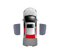 Side Window Sunshades For Skoda For Yeti 5L 2009-2017 Magnetic Car Sunshade Visor Front Windshield Curtain Cover Baby Rear Side Window Mesh Sun Shade Car Sunshade(3 piece)