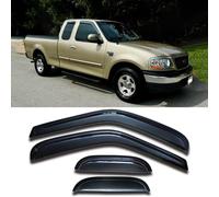 Side Window Visors Vent Shade Wind Deflectors Fit Ford F150 Rain Guards 1997-2003, F250 Light Duty Super Cab 1997-1999, 4PCS 94808