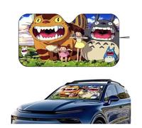 Side Windscreen 1PC T-Totoro S-Studios Ghi-bli Car Windshield Sunshade Cover Foldable Automotive Sun Shade Visor Window Uv Car Window Shades(Z6)