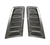 Side Wing Hood Compatible With BMW 1 3 5 Series E60 E90 E92 F30 Gloss Black/Carbon Fiber Universal Bonnet Air Vents Hood Trim(Carbon Fiber Look)