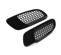 Side Wing Hood Compatible With VW For Golf 6 7 MK6 MK7 For GTI For GTD R Intake Cover 2PCS Engine Hood Vent Louvers Air Scoop Bonnet(Black)