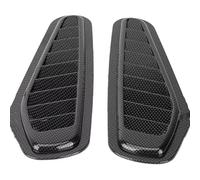 Side Wing Hood Grille Compatible With AU16 Car Air Flow Intake Cover Air Flow Intake Decorative Scoop Bonnet Vent Hood Cover Universal Carbon Fiber Style Auto