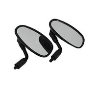 Side Wing Mirror 10mm Universal Vintage Oval Motorcycle Back Rearview Mirror For GV300S Bar End Side Mirrors