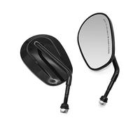 Side Wing Mirror 2Pcs/Pair Motorcycle Rearview Side Mirror For Dyna For Sportster For Softail For Touring Electra For Glide For Ultra Street For Glide Bar End Side Mirrors