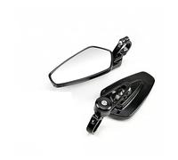 Side Wing Mirror 2pcs/set Universal Motorcycle Rearview Mirrors Motorbike 360 Degree Aluminum 7/8" Motorbike Bike Handlebar Rear View Mirrors Bar End Side Mirrors
