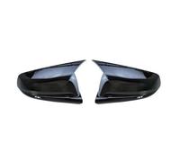 Side Wing Mirror Cap Fits for Chevrolet For Malibu 2012-2015 US Rearview Side Mirror Cover Wing Cap Exterior Door Rear View Case Trim Carbon Fiber(Carbon)(Gloss Black)