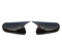 Side Wing Mirror Caps For Toyota For Mark X For Reiz 2005-2009 Side Wing Mirror Cover Car Rearview Exterior Door Cap Trim Carbon Fiber Look(Onecolor)