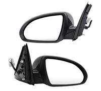 Side Wing Mirror Car Rearview Mirror Assembly 8Pins For Kia For Optima 2016-2020 Door Outside Side Wing Mirrors Blind Spots Manual Folding(1 pair)