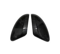 Side Wing Mirror Cover 2Pcs For Peugeot 208 2008 2012-2018 Car Rearview Mirror Cover Trims Left Right Mirror Cover(Carbon)