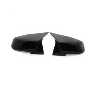 Side Wing Mirror Cover 2x Rearview Mirror Cover Trim For BMW 1 2 3 3GT 4 For X1 E84 For M2 I3 Series F20 F21 F22 F23 F30 F31 F32 F33 F34 F80 Rearview Housing Shell(Bright Black)