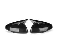 Side Wing Mirror Cover Cap Compatible With VW For Polo MK6 2018 2019 2020 2021 Rear View Mirror Cover OX Horn Car Caps Shell Trim Carbon Fiber Look Exterior