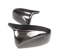 Side Wing Mirror Cover Cap For BMW X5 X6 E70 E71 2007-2013 Carbon Fiber/ABS 2x Mirror Cover Car Side Rearview Cap Shell Replacement(Carbon Fiber Look)