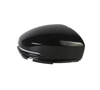 Side Wing Mirror Cover Cap For Fit 2014-2020 Rearview Mirror Cover Cap Shell Lid Housing With Signal Type(Black Right)