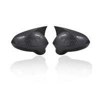 Side Wing Mirror Cover Cap For Seat Leon MK2 1P Facelift Model Glossy Black/Carbon Fiber Rearview Wing Mirror Covers Caps(Carbon Fiber)