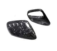 Side Wing Mirror Cover Caps Fits for Porsche 911 992 For Taycan Door Side Rear View Mirror Cover Caps Replacement Style Dry Real Carbon Fiber Mirror Cover Cap (Color : Full carbon)(Forged Carbon)