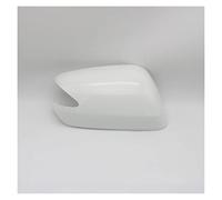 Side Wing Mirror Cover Caps Replacement for Jazz 2009 2010 2011 2012 2013 Car Wing Door Side Mirror Housing Rearview Mirror Cover With Mirror Light Type Mirror Cover Cap (Color : Blue right)(Whit