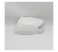 Side Wing Mirror Cover Caps Replacement for Jazz 2009 2010 2011 2012 2013 Car Wing Door Side Mirror Housing Rearview Mirror Cover With Mirror Light Type Mirror Cover Cap (Color : Blue right)(Whit
