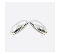 Side Wing Mirror Cover Caps Replacement for Renault For Captur Accessories 2020 2021 Car Side Door Rearview Turning Mirror Cover Trim Chrome Carbon Car Styling Mirror Cover Cap (Color : Short Wir