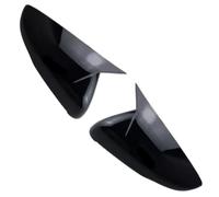 Side Wing Mirror Cover For Cadillac For CT5 2020 2021 2022 2023 2024 ABS Carbon Fiber Black Side Wing Rearview Mirror Cover Cap Trim US Version(Glossy Black)