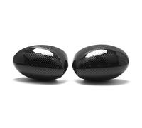 Side Wing Mirror Cover for Mini Cooper R50 R52 R53 2001-2008 Wing Cap Exterior Door Rear View Trim Replacement 2PCS